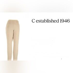 Soft jean style pocket pull on leggings Size M color Oat